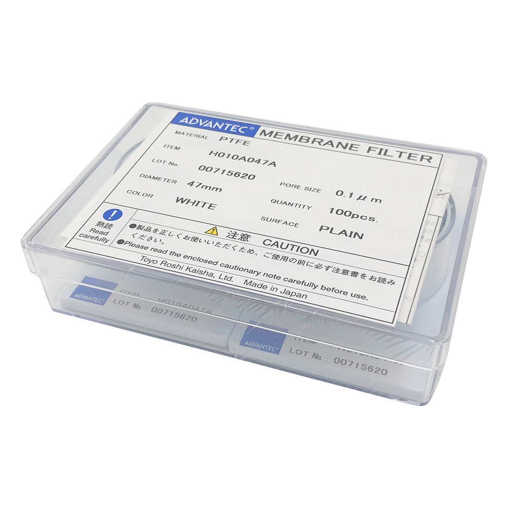 メンブレンフィルター（親水性PTFEタイプ）　孔径0.1μm　100枚入画像
