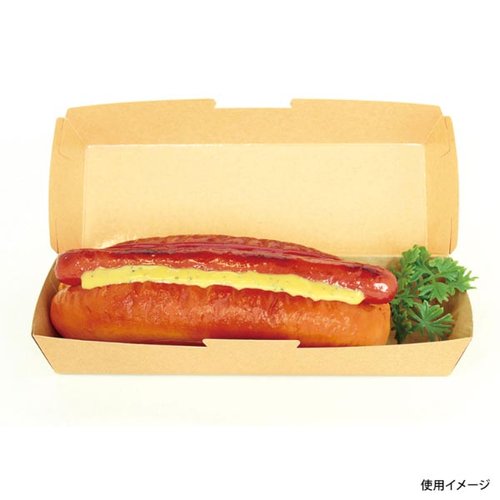 デリボックス EC7 ファイン (茶無地) 京王 茶色の無地の容器が横向きに並べられた様子