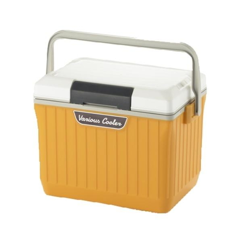 クーラーボックス 9L ベリアスクーラー ハードタイプ ホワイト×イエロー画像