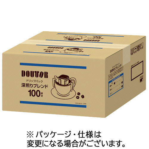 ﾄﾞﾘｯﾌﾟﾊﾟｯｸ 深煎りﾌﾞﾚﾝﾄﾞ 7.0g 1箱(100袋)画像