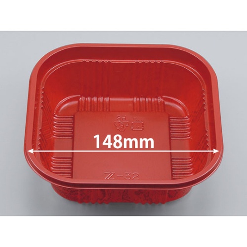 シーピー化成 弁当容器 Z-32 ケヤキ 透明蓋付画像