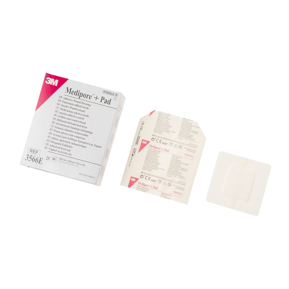 メディポアTMプラス 100×100mm（パッドドレッシング）1箱（25枚入）