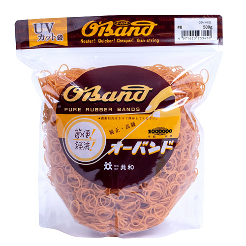 ｵｰﾊﾞﾝﾄﾞ #8 内径16mm 500g入 透明袋 1袋画像