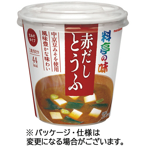 ｶｯﾌﾟ 料亭の味 赤だしとうふ 24g 1ｾｯﾄ(6食)画像