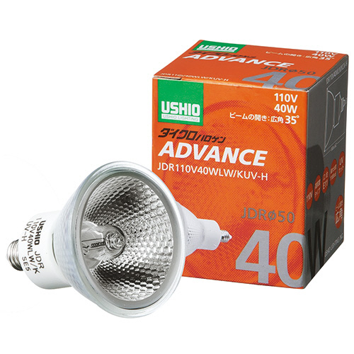 ﾀﾞｲｸﾛﾊﾛｹﾞﾝｱﾄﾞﾊﾞﾝｽ 40W 広角 E11口金 ﾐﾗｰ付 1個