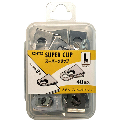 ｽｰﾊﾟｰｸﾘｯﾌﾟ L ｼﾙﾊﾞｰ 1ｾｯﾄ(400発:40発×10ｹｰｽ)画像