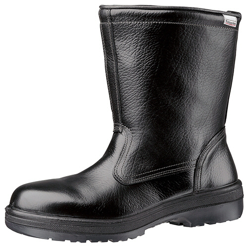 JIS規格 ﾗﾊﾞｰﾃｯｸ ｺﾞﾑ底静電安全靴 半長靴 RT940 ﾌﾞﾗｯｸ 25.0cm 1足画像