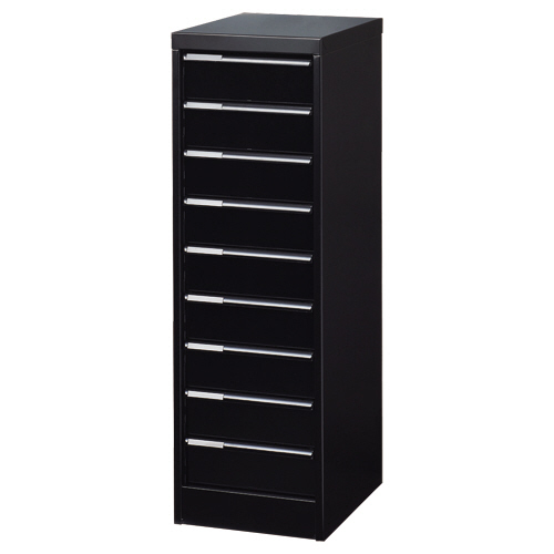 ｱﾊﾞﾝﾃV2 ﾌﾛｱｹｰｽ ｶﾗｰﾄﾚｰﾀｲﾌﾟ A4ﾀﾃ 深9段 ﾏｯﾄﾌﾞﾗｯｸ 1台画像