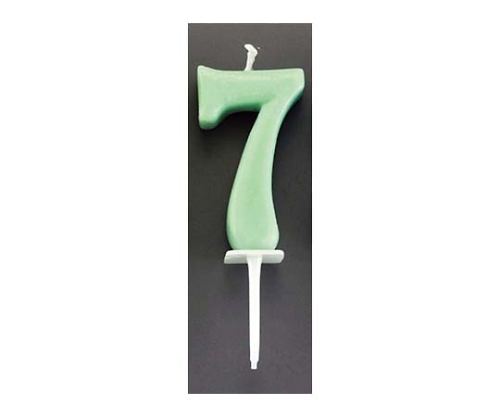 ナンバーキャンドル パステル(10入)7番 B7501-07-07SG画像