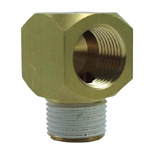 ﾎｰｽﾌｨｯﾃｨﾝｸﾞPTｴﾙﾎﾞ(90度ﾀｲﾌﾟ)黄銅 1個画像