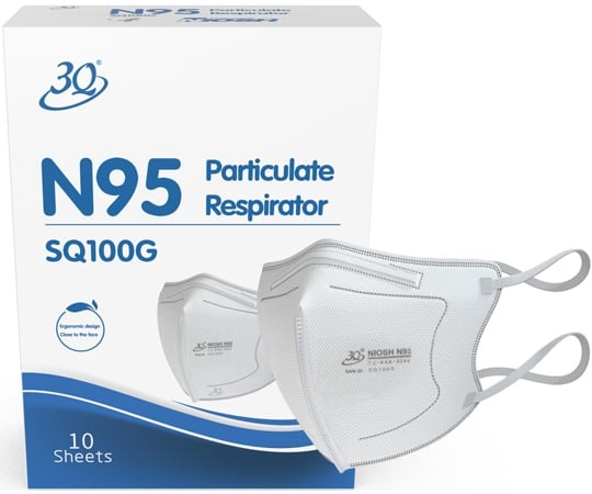 N95微粒子用マスク 10枚×10箱画像