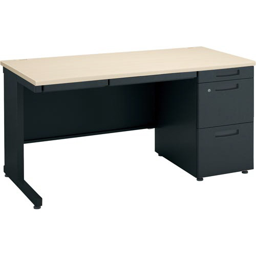 インベント片袖Ｄ７００Ｗ１４００　黒脚　Ｍ１０