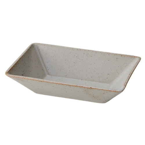 ボウル 13cm M KASANE レクタングル 陶器 ホワイト画像