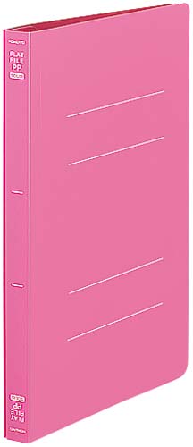 フラットファイル（ＰＰ）　Ａ５縦　ピンク　１０冊画像