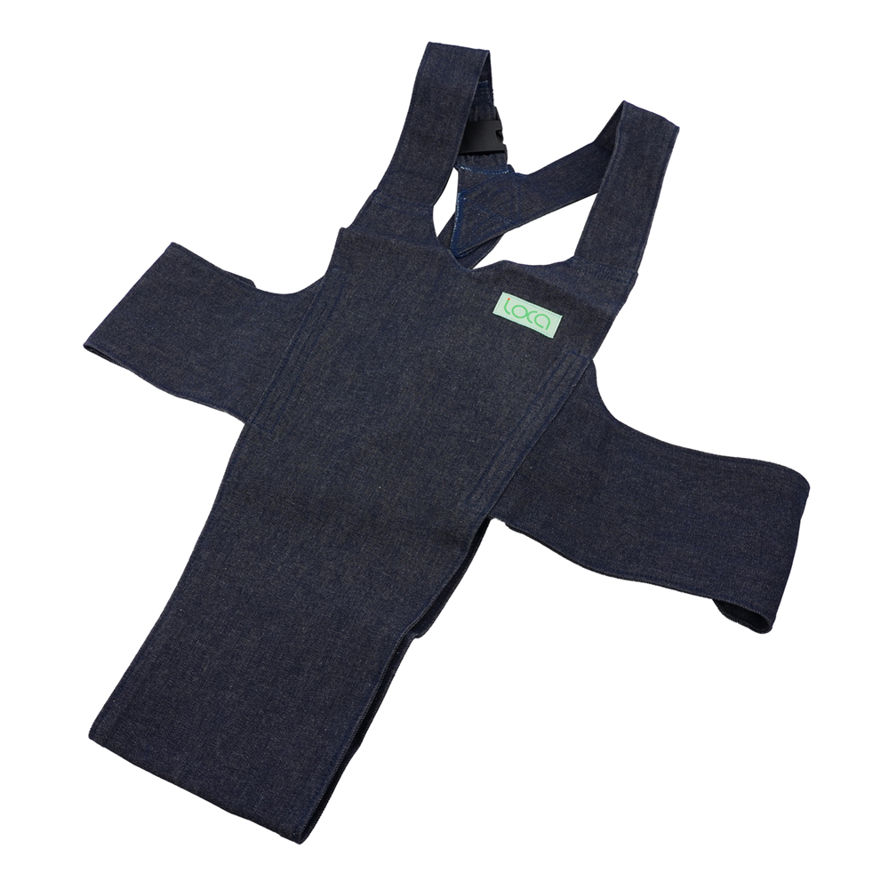 車いす用ワンタッチベルト　キーパーEX　ネイビー画像