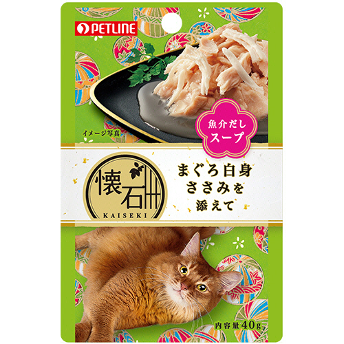 懐石ﾚﾄﾙﾄ まぐろ白身ささみ魚介だしｽｰﾌﾟ 40g 1ｾｯﾄ(12ﾊﾟｯｸ)画像