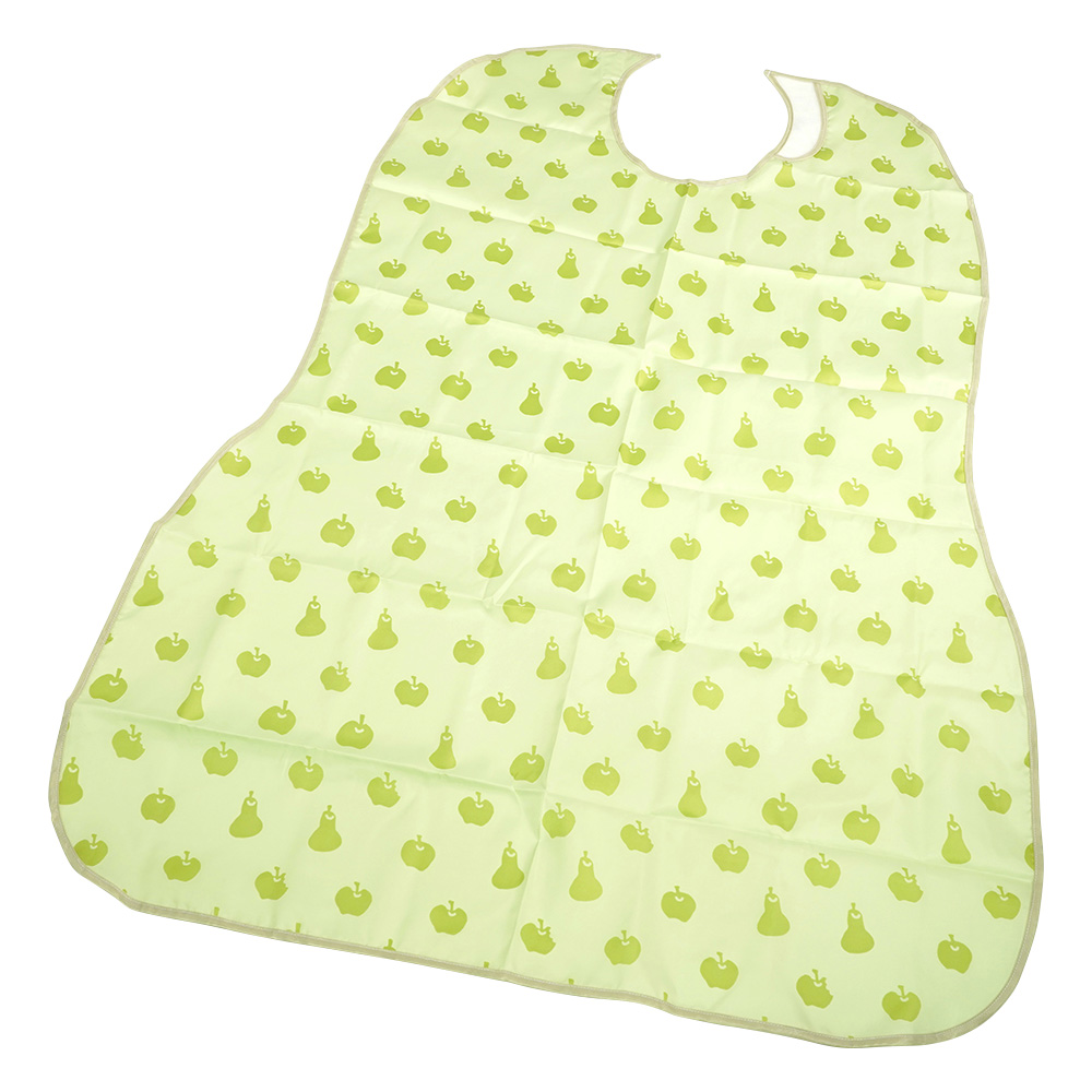 長持ちする大きなお食事エプロン（ライム）画像