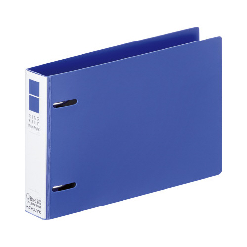 リングファイル＜スリム＞Ｂ６Ｅ・２２０青