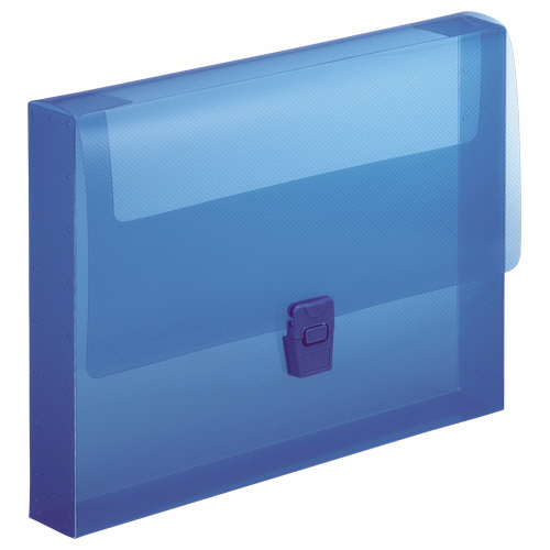 ﾊﾝﾄﾞﾌｧｲﾙ A4 背幅40mm ﾌﾞﾙｰ 1冊画像