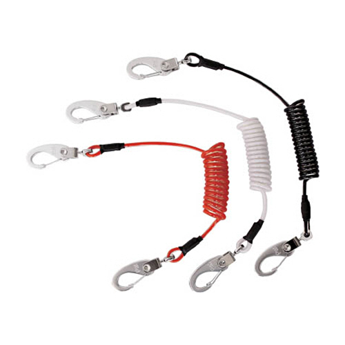 安全ﾛｰﾌﾟ(ｽﾃﾝﾚｽﾜｲﾔｰ芯) 白 1本画像