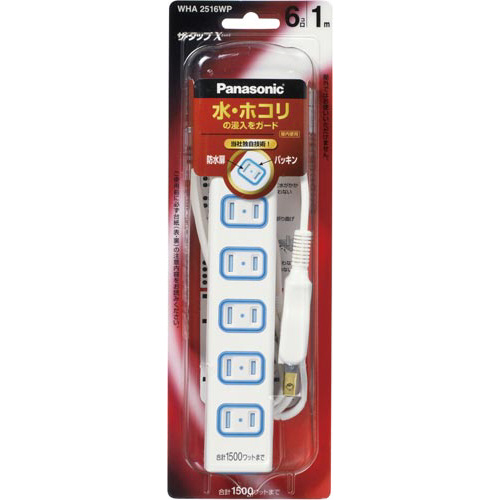 ザ・タップＸ　６個口　１ｍコード付画像