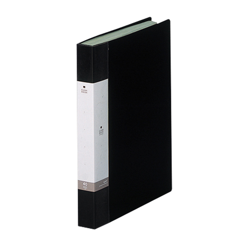 ﾘｸｴｽﾄ ｸﾘﾔｰﾌﾞｯｸ A4ﾀﾃ 40ﾎﾟｹｯﾄ 背幅32mm 黒 1冊