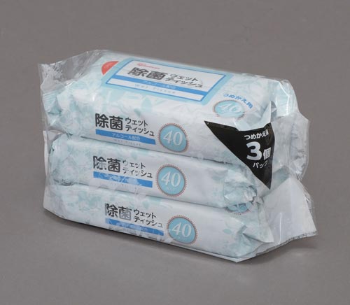 卓上除菌ウェットティッシュ詰替用アルコール３Ｐ画像