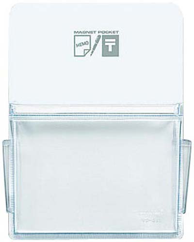 マグネットポケット　ハガキ縦　９０×１１３ｍｍ　白画像