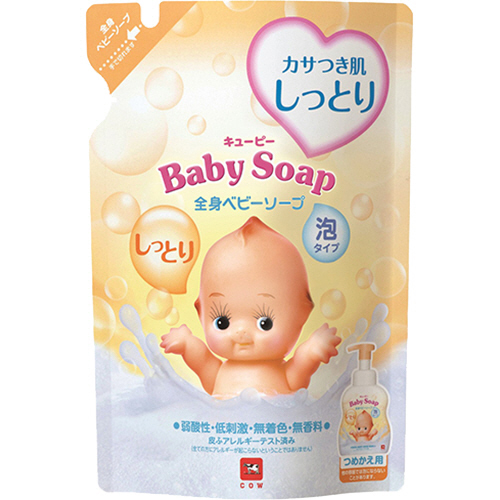 ｷｭｰﾋﾟｰ しっとり全身ﾍﾞﾋﾞｰｿｰﾌﾟ 泡ﾀｲﾌﾟ 詰替用 350ml 1ｾｯﾄ(16個)画像