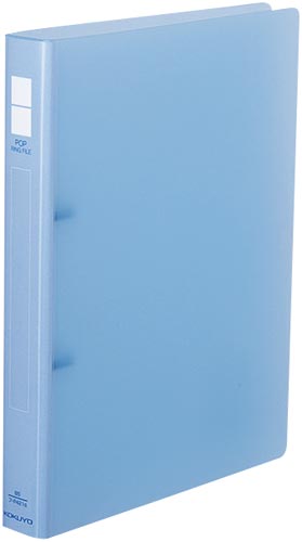 ポップリングファイル　Ｂ５縦１５０枚　青１０冊画像