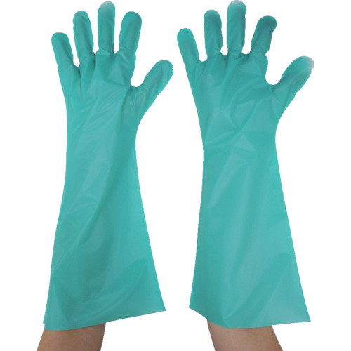 ｴﾝﾎﾞｽ手袋ﾛﾝｸﾞ五本絞り ｸﾞﾘｰﾝ L 1袋(50枚)画像