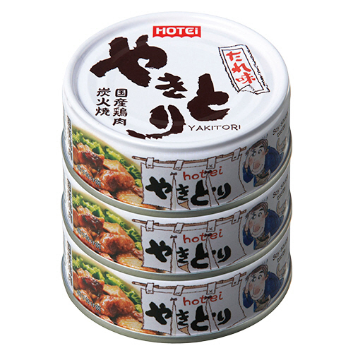 やきとり たれ味 75g 1ﾊﾟｯｸ(3缶)画像