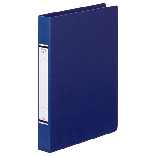Oﾘﾝｸﾞﾌｧｲﾙ A4ﾀﾃ 2穴 220枚 ﾘﾝｸﾞ内径27mm背幅36mm青 1冊画像