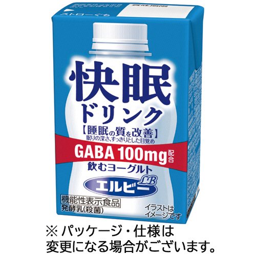 快眠ﾄﾞﾘﾝｸ 飲むﾖｰｸﾞﾙﾄ 125mL 紙ﾊﾟｯｸ 1ｹｰｽ(24本)画像