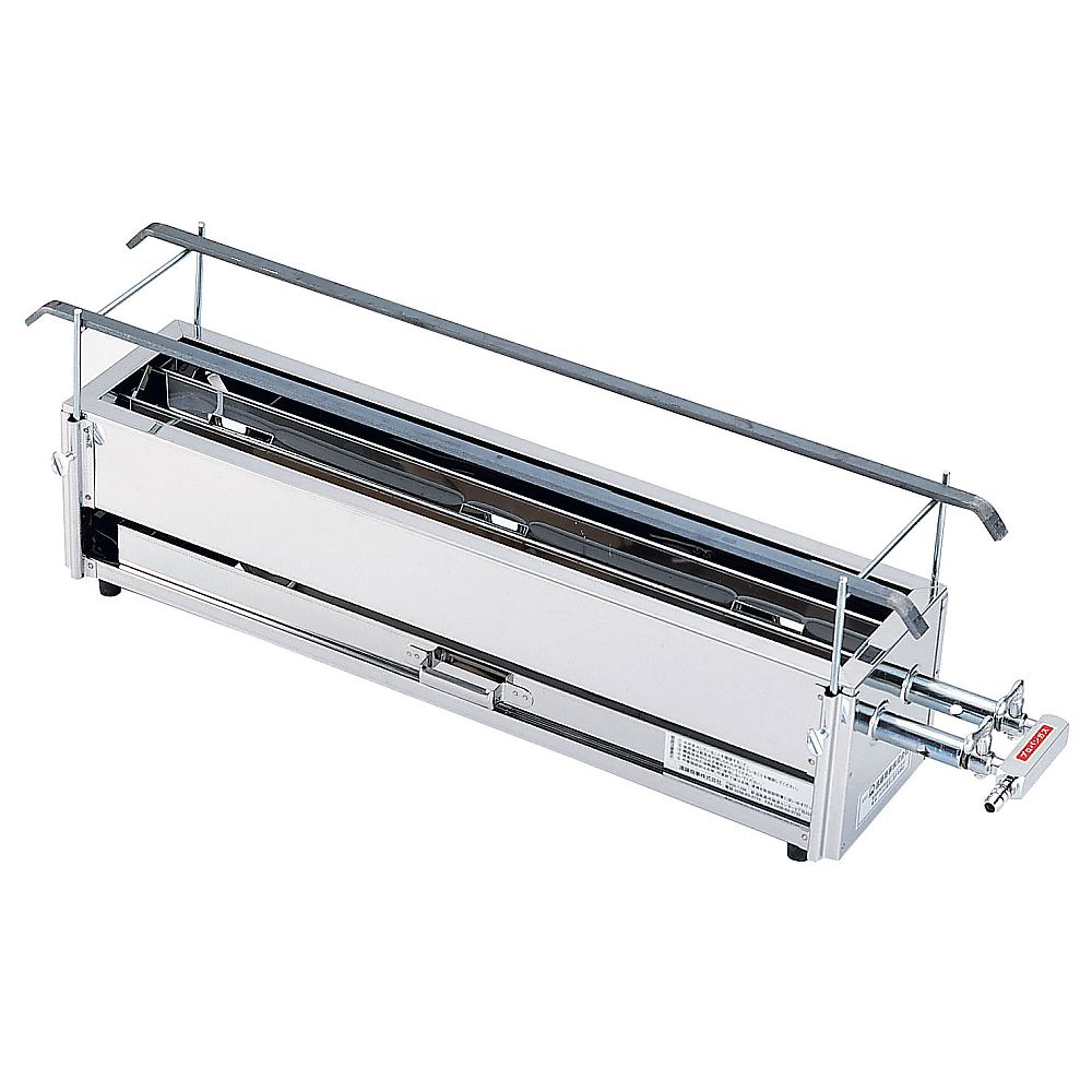 SA18-0二本パイプ焼鳥器 (大) LPガス画像