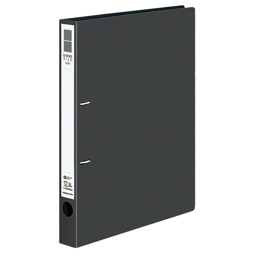 Dﾘﾝｸﾞﾌｧｲﾙ(ER) A4ﾀﾃ 2穴 200枚 20mmとじ 背幅34mm ﾀﾞｰｸｸﾞﾚｰ 1冊画像