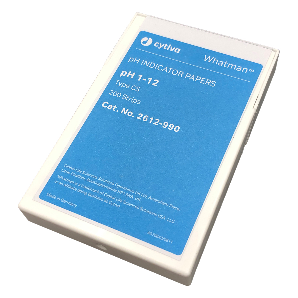 pH試験紙 ストリップ入 CS1-12 1箱（200枚入）画像