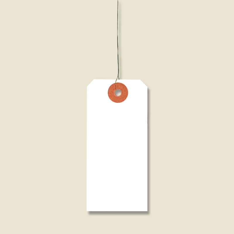 荷札　中　４２×９０　白＜９０＞画像