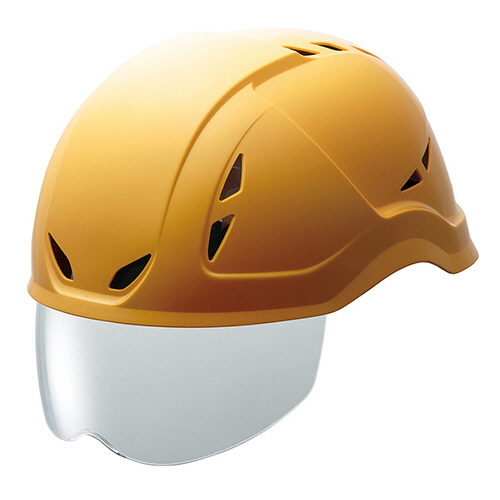 PE製軽作業帽(ｼｰﾙﾄﾞ面･通気孔) SCL-400VS ｲｴﾛｰ 1個画像