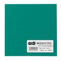 単色おりがみ みどり 1ﾊﾟｯｸ(100枚)画像