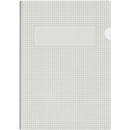 紙製ﾒﾓﾎﾙﾀﾞｰ A4 ｸﾞﾚｰ 1ﾊﾟｯｸ(50冊)画像