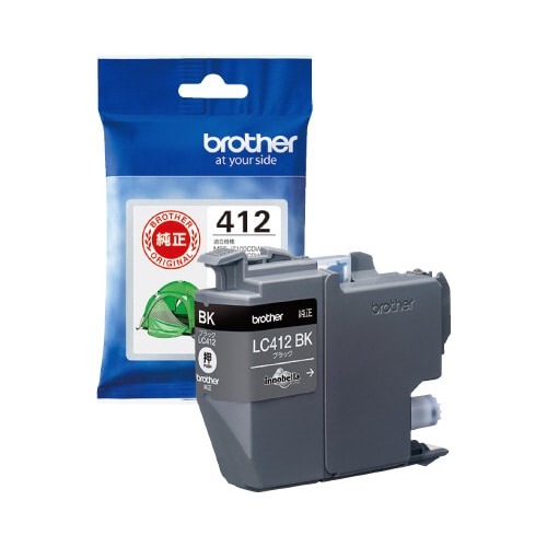 純正インク　ＬＣ４１２ＢＫ　ブラック画像