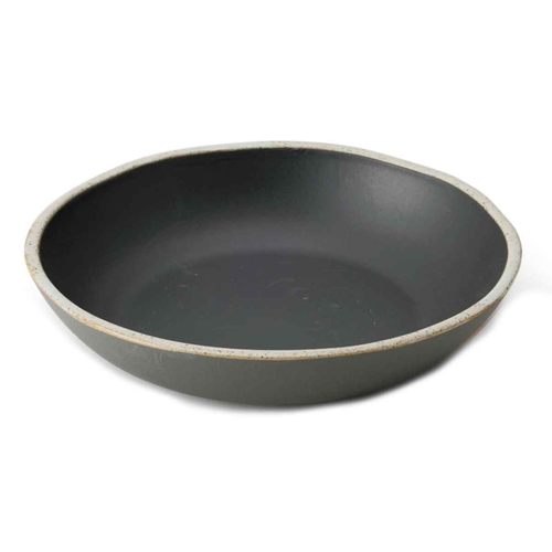 プレート 22cm Palm パーム 陶器 ブラック画像