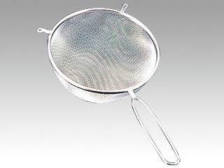 ザル 18-8 ピーコック共柄ストレーナー15cm画像
