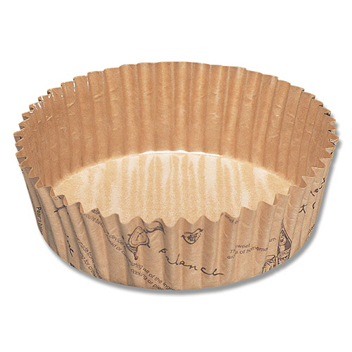 製菓資材 ﾍﾟｯﾄｶｯﾌﾟ 丸80 未晒ﾃｨｰﾀｲﾑ 1ｾｯﾄ(3000枚:300枚×10ﾊﾟｯｸ)画像