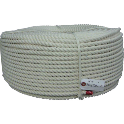 ﾛｰﾌﾟ 綿ﾛｰﾌﾟ巻物 10φ×200m 1個画像