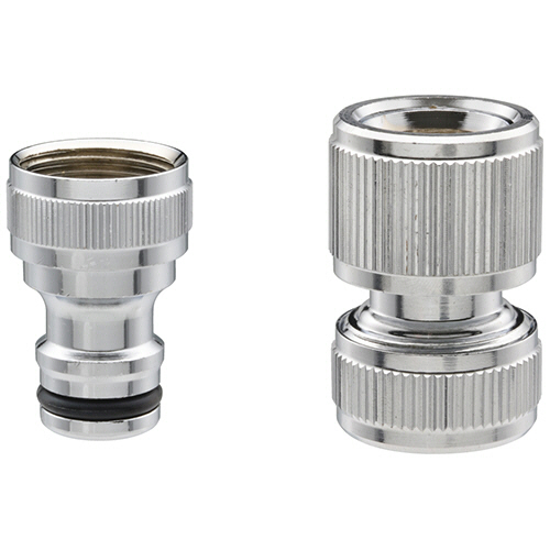 GAONA ﾒﾀﾙﾈｼﾞ口金ｾｯﾄ ﾎｰｾﾝﾄﾞ付き ﾜﾝﾀｯﾁ接続用 1組画像