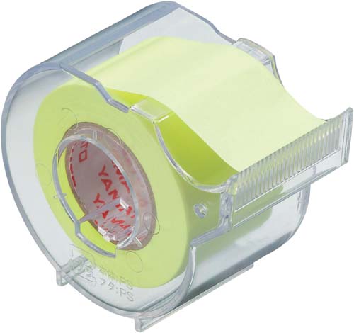 メモックロールテープ　２５ｍｍ　レモン　１巻入画像