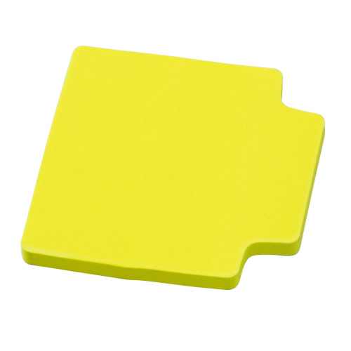 ふせん<ﾘﾍﾟﾀ> 貼ってはがせるｲﾝﾃﾞｯｸｽﾒﾓ 70×70mm ﾈｵﾝｲｴﾛｰ 1冊画像