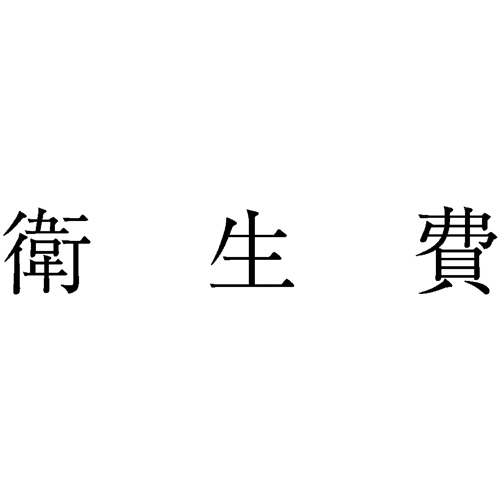 勘定科目印 421 衛生費 1個画像